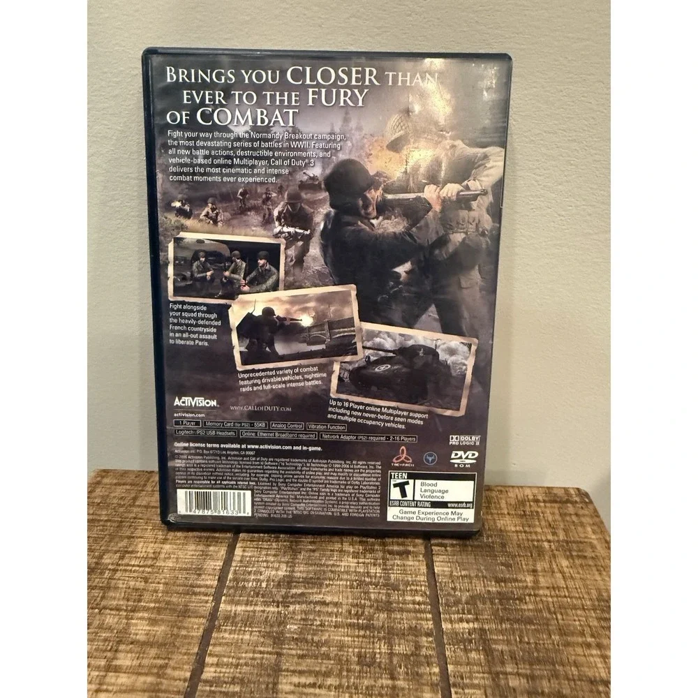 Call of Duty 3 (Sony PlayStation 2, 2006) [CIB W/ Manual]
